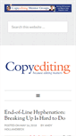 Mobile Screenshot of copyediting.com